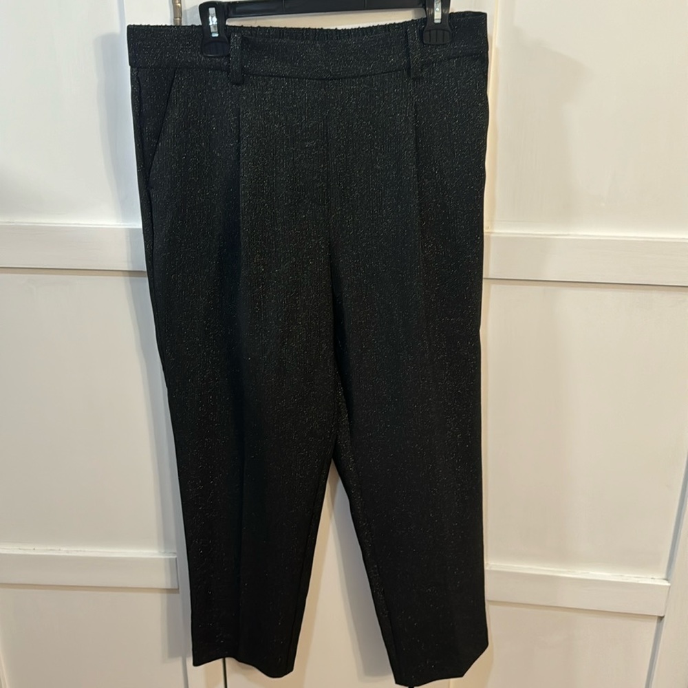 Dress Trousers with Subtle Sparkle Detailing